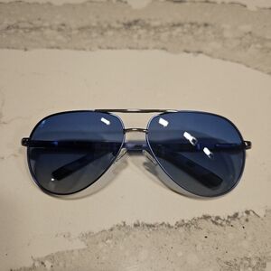 NEW Aviator Sunglasses w Blue Lenses